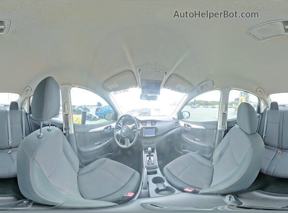 3N1AB7AP3KY399596 2019 NISSAN SENTRA White 360 interior view
