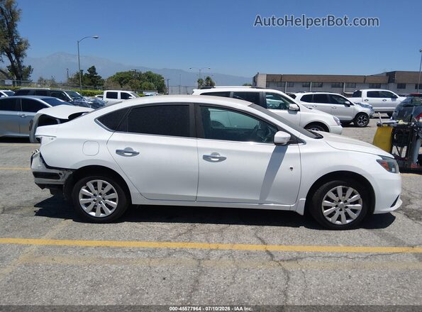 3N1AB7AP3KY400052 2019 NISSAN SENTRA Белый Панорамный вид салона 360°