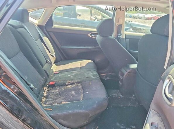 3N1AB7AP3KY403677 2019 NISSAN SENTRA Black Vista de los asientos traseros