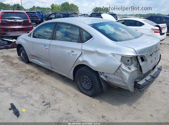 3N1AB7AP3KY406515 2019 NISSAN SENTRA Серебряный Задняя левая четверть