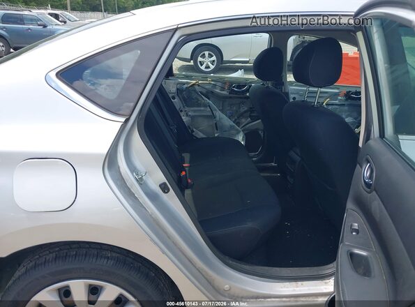3N1AB7AP3KY406515 2019 NISSAN SENTRA Серебряный Вид наклейки с VIN-кодом