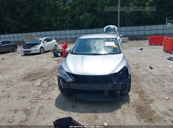 3N1AB7AP3KY406515 2019 NISSAN SENTRA Серебряный Вид задней части салона