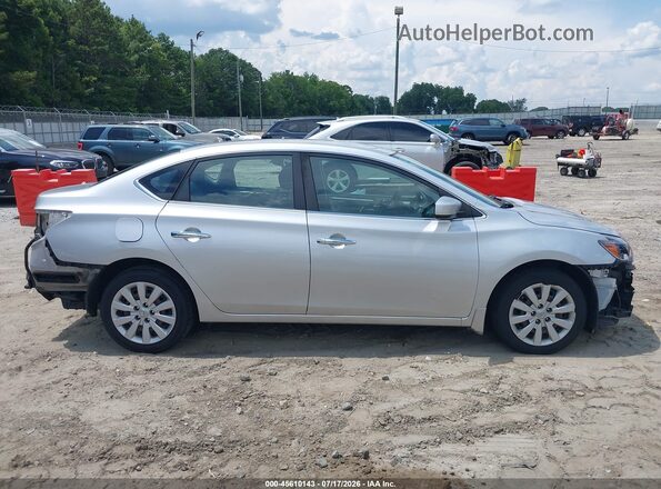 3N1AB7AP3KY406515 2019 NISSAN SENTRA Серебряный Панорамный вид салона 360°