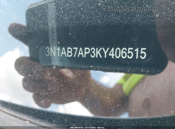 3N1AB7AP3KY406515 2019 NISSAN SENTRA Серебряный 