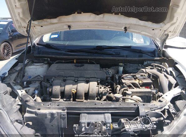 3N1AB7AP3KY410256 2019 NISSAN SENTRA White Widok z tyłu