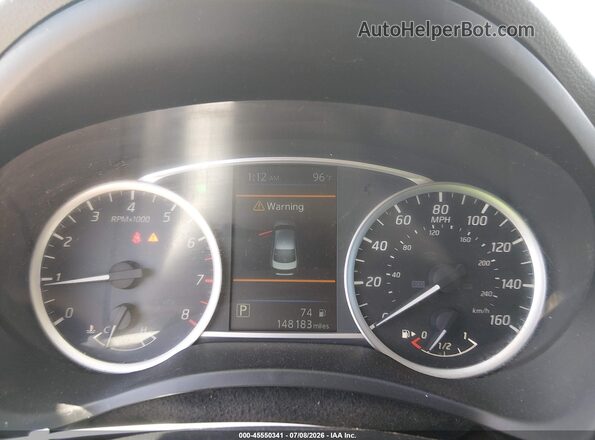 3N1AB7AP3KY410256 2019 NISSAN SENTRA White Widok tylnych siedzeń