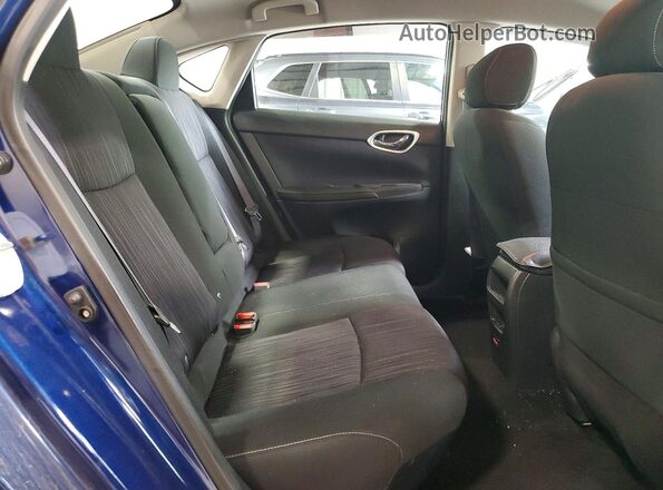 3N1AB7AP3KY424349 2019 NISSAN SENTRA Синий Вид задних сидений