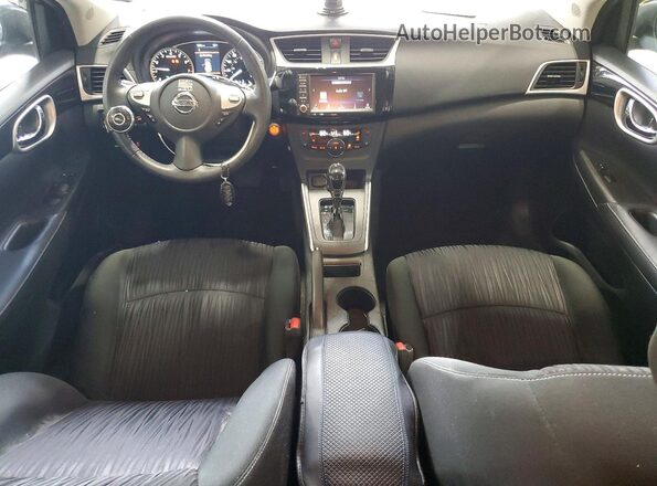 3N1AB7AP3KY424349 2019 NISSAN SENTRA Синий Вид панели приборов