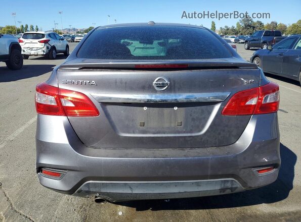 3N1AB7AP3KY426022 2019 NISSAN SENTRA Gray უკანა ხედი