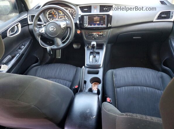 3N1AB7AP3KY433679 2019 NISSAN SENTRA Black წინა პანელის ხედი