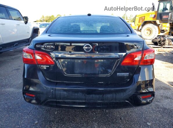 3N1AB7AP3KY433679 2019 NISSAN SENTRA Black უკანა ხედი