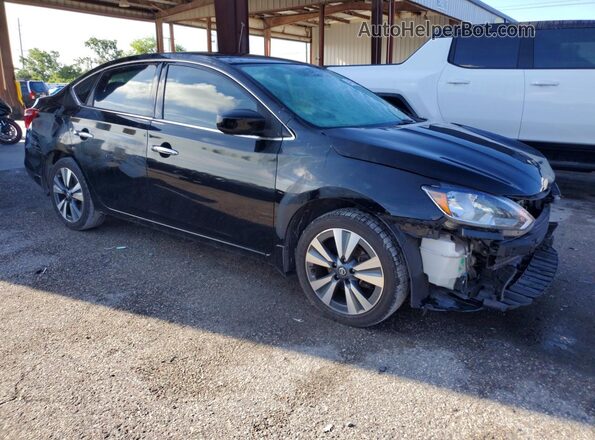 3N1AB7AP3KY433679 2019 NISSAN SENTRA Black წინა მარჯვენა