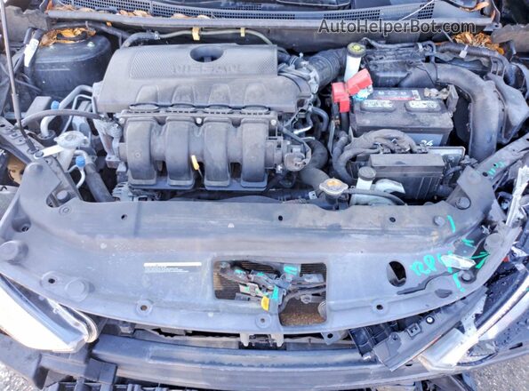 3N1AB7AP3KY433679 2019 NISSAN SENTRA Black უკანა სალონის ხედი