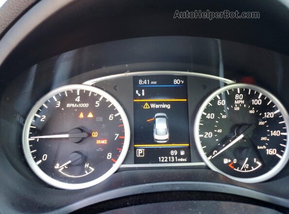 3N1AB7AP3KY433679 2019 NISSAN SENTRA Black ხელსაწყოთა პანელის ხედი