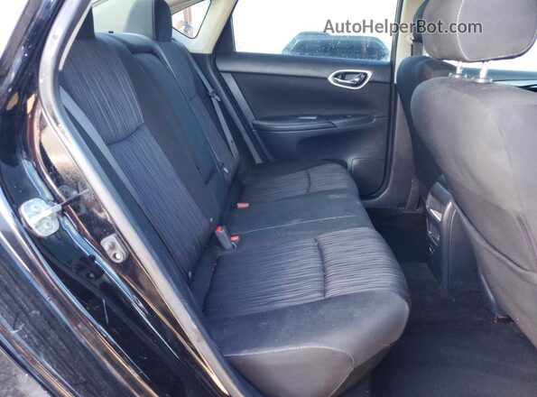 3N1AB7AP3KY433679 2019 NISSAN SENTRA Black უკანა სავარძლების ხედი