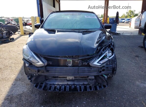 3N1AB7AP3KY433679 2019 NISSAN SENTRA Black წინა ხედი
