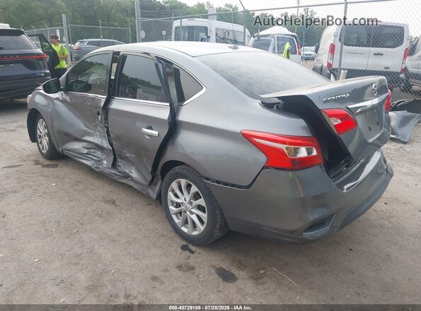 3N1AB7AP3KY444696 2019 NISSAN SENTRA Gray Հետևի ձախ