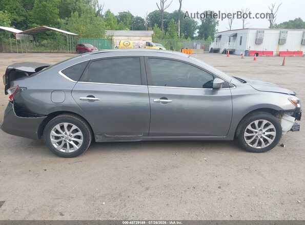 3N1AB7AP3KY444696 2019 NISSAN SENTRA Gray Սալոնի 360 աստիճան տեսք