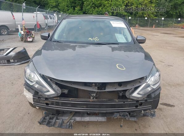 3N1AB7AP3KY444696 2019 NISSAN SENTRA Gray Սալոնի հետևի տեսք