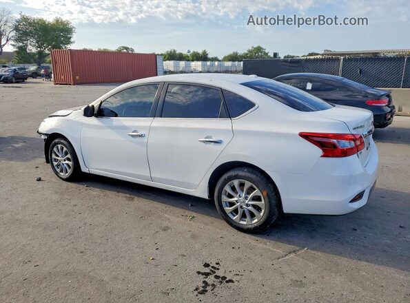 3N1AB7AP3KY449414 2019 NISSAN SENTRA White Задня ліва чверть