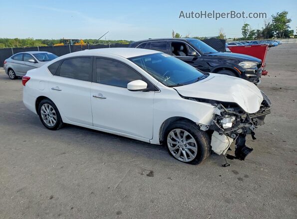 3N1AB7AP3KY449414 2019 NISSAN SENTRA White Передня права чверть