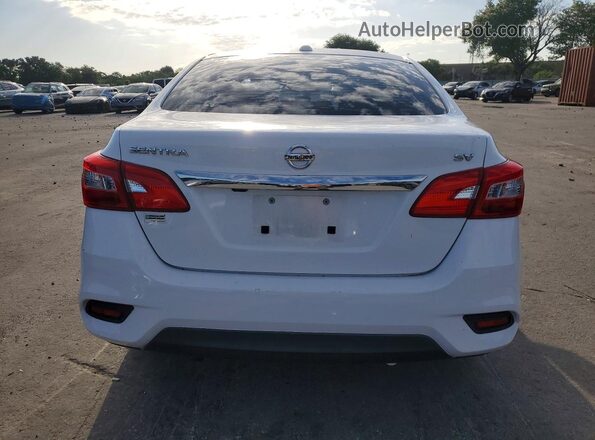 3N1AB7AP3KY449414 2019 NISSAN SENTRA White Вид ззаду