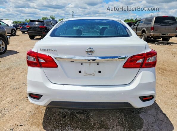 3N1AB7AP3KY455293 2019 NISSAN SENTRA Белый Вид сзади