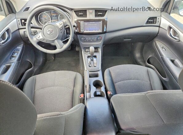 3N1AB7AP3KY455293 2019 NISSAN SENTRA Белый Вид панели приборов