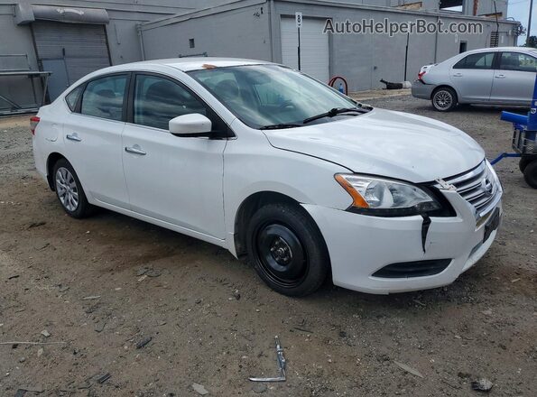 3N1AB7AP4EY338021 2024 NISSAN SENTRA White Delantero derecho