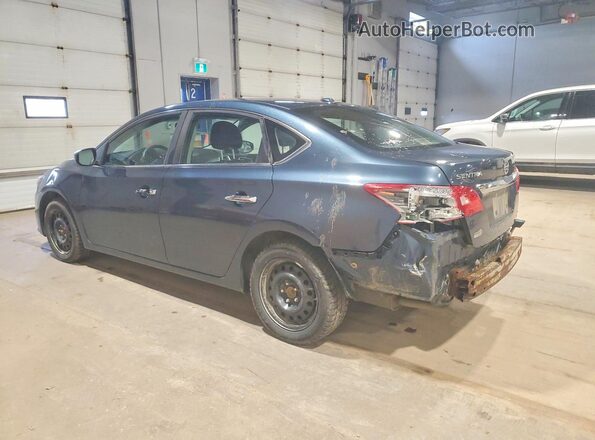3N1AB7AP4GL673151 2016 NISSAN SENTRA Blue Trasero izquierdo
