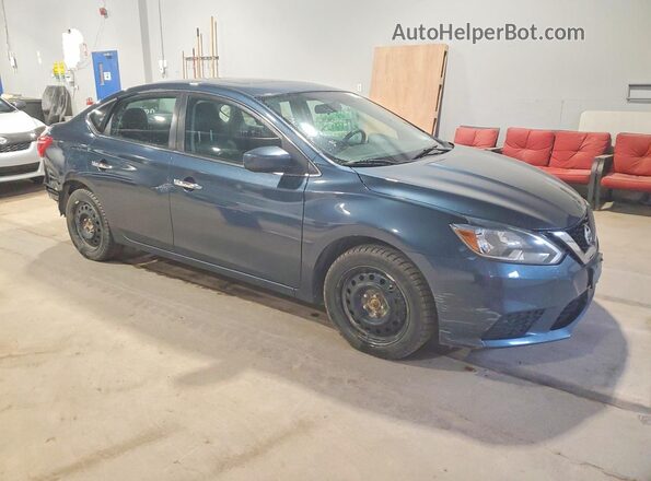 3N1AB7AP4GL673151 2016 NISSAN SENTRA Blue Delantero derecho