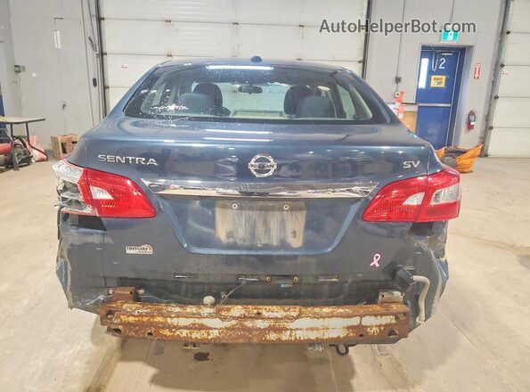 3N1AB7AP4GL673151 2016 NISSAN SENTRA Blue Vista trasera