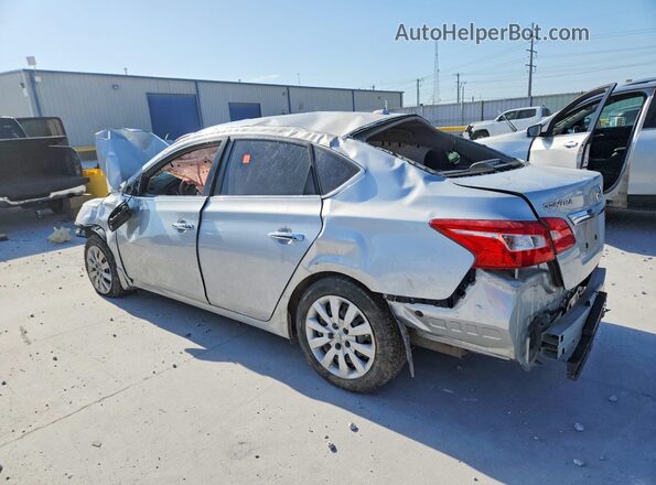 3N1AB7AP4GL677474 2016 NISSAN SENTRA Silver Задня ліва чверть