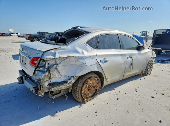 3N1AB7AP4GL677474 2016 NISSAN SENTRA Silver Задня права чверть