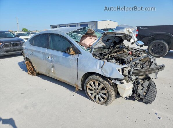 3N1AB7AP4GL677474 2016 NISSAN SENTRA Silver Передня права чверть