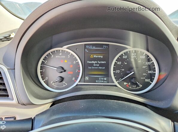 3N1AB7AP4GY212292 2016 NISSAN SENTRA Tan Vista del cuadro de instrumentos
