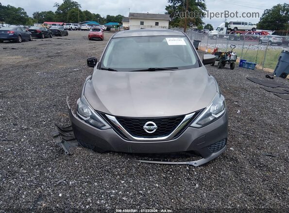 3N1AB7AP4GY214284 2016 NISSAN SENTRA Коричневый Вид задней части салона