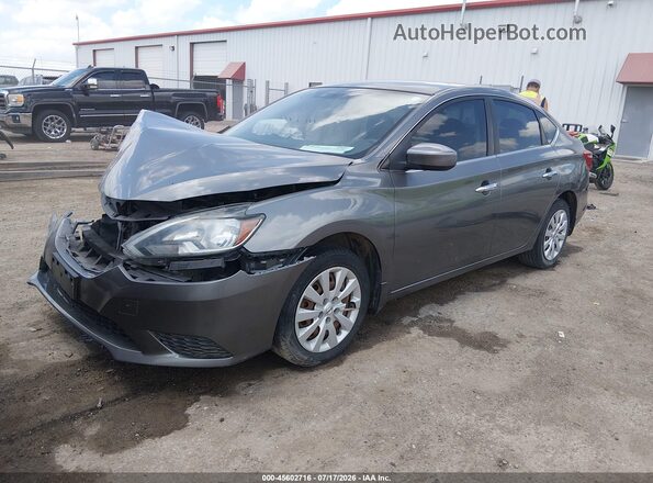 3N1AB7AP4GY259936 2016 NISSAN SENTRA Gray Przód lewy