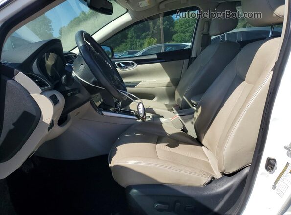 3N1AB7AP4GY266014 2016 NISSAN SENTRA White Вид салону спереду