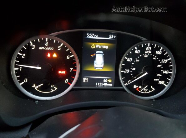 3N1AB7AP4GY268605 2016 NISSAN SENTRA Silver Widok zestawu wskaźników