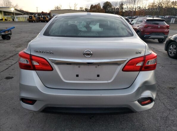 3N1AB7AP4GY268605 2016 NISSAN SENTRA Silver Widok z tyłu