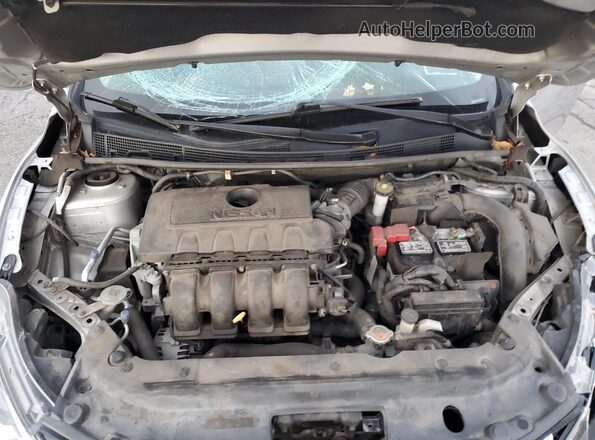 3N1AB7AP4GY268605 2016 NISSAN SENTRA Silver Widok wnętrza z tyłu