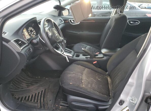 3N1AB7AP4GY268605 2016 NISSAN SENTRA Silver Widok wnętrza z przodu