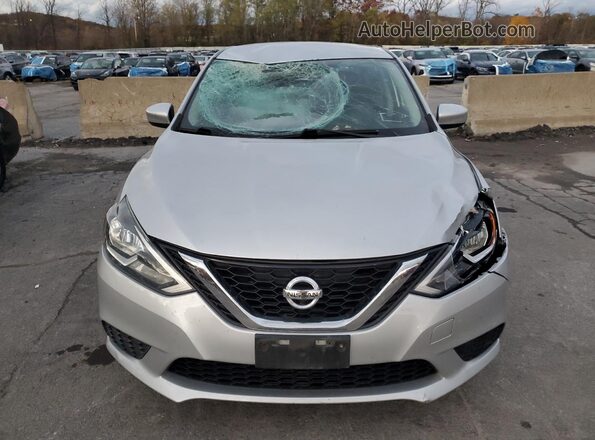 3N1AB7AP4GY268605 2016 NISSAN SENTRA Silver Widok z przodu