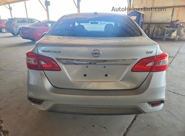 3N1AB7AP4GY278373 2016 NISSAN SENTRA Silver Widok z tyłu