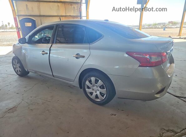 3N1AB7AP4GY278373 2016 NISSAN SENTRA Silver Tył lewy