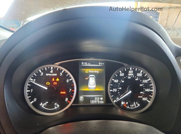 3N1AB7AP4GY278373 2016 NISSAN SENTRA Silver Widok zestawu wskaźników