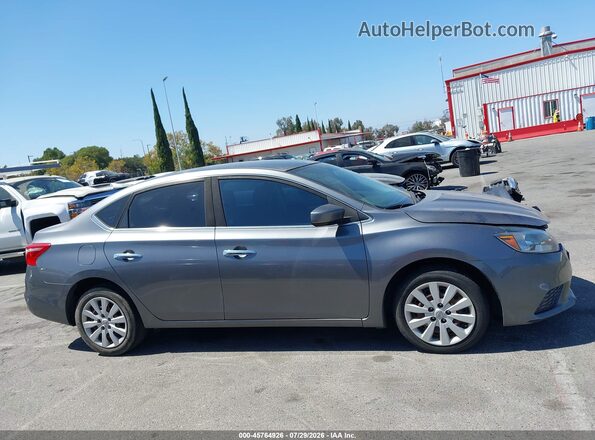 3N1AB7AP4GY286439 2016 NISSAN SENTRA Gray Widok wnętrza 360 stopni