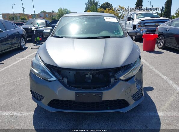 3N1AB7AP4GY286439 2016 NISSAN SENTRA Gray Widok wnętrza z tyłu