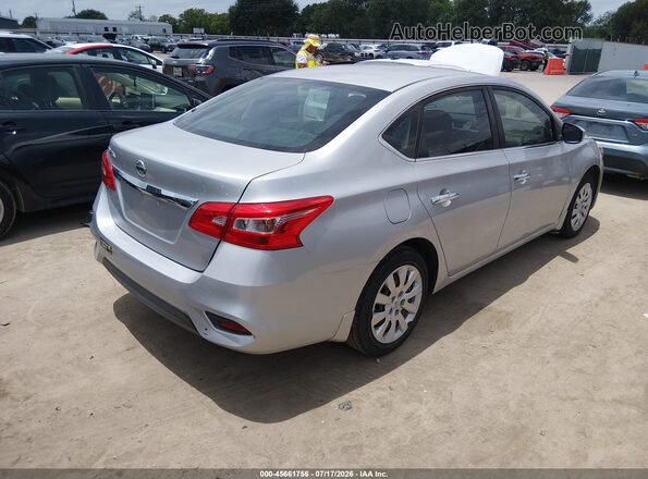 3N1AB7AP4GY290698 2016 NISSAN SENTRA Серебряный Задняя правая четверть